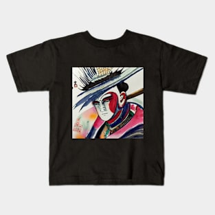 Shogun Wearing Hat Kids T-Shirt